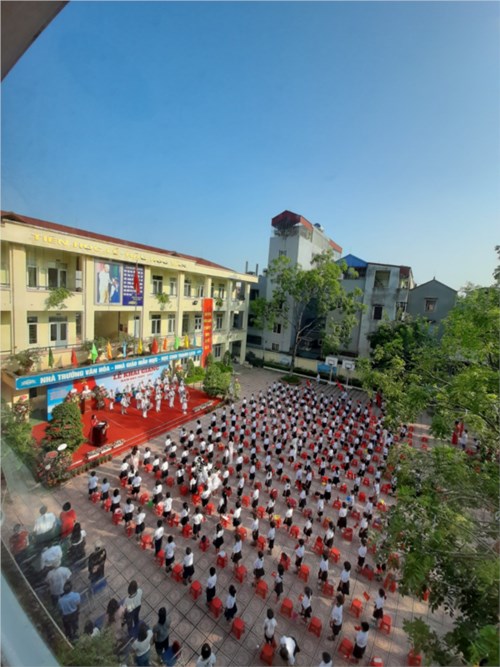 Trường Tiểu học Thị trấn Trâu Quỳ long trọng tổ chức Lễ Khai giảng năm học mới - Năm học 2020 - 2021